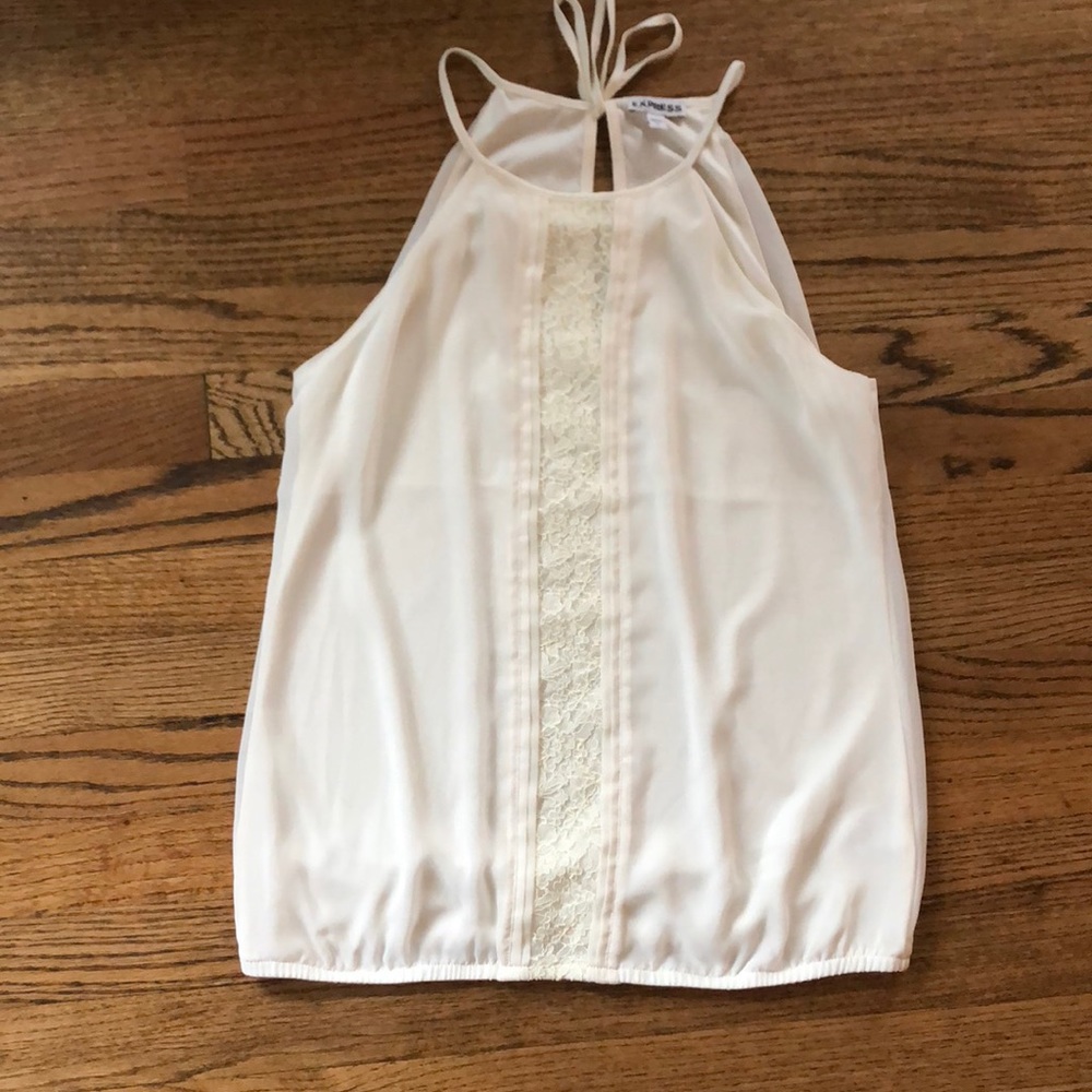 Express lacy tank